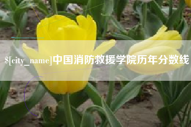 巴彦淖尔市中国消防救援学院历年分数线