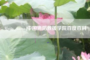 巴彦淖尔市中国消防救援学院百度百科