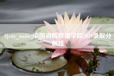 巴彦淖尔市中国消防救援学院2019录取分数线