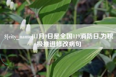 巴彦淖尔市11月9日是全国119消防日,为积极推进修改病句
