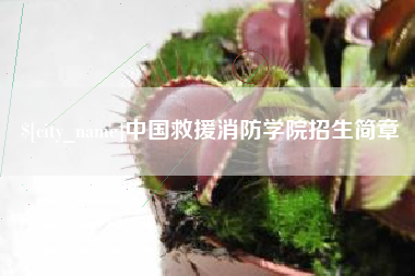 巴彦淖尔市中国救援消防学院招生简章