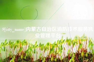 巴彦淖尔市内蒙古自治区消防技术服务执业管理平台