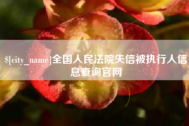 巴彦淖尔市全国人民法院失信被执行人信息查询官网