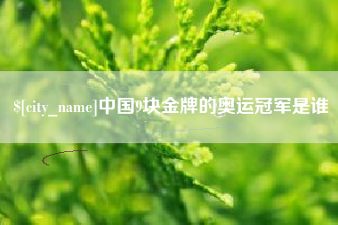 巴彦淖尔市中国9块金牌的奥运冠军是谁