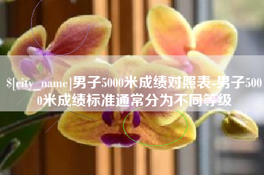 巴彦淖尔市男子5000米成绩对照表-男子5000米成绩标准通常分为不同等级