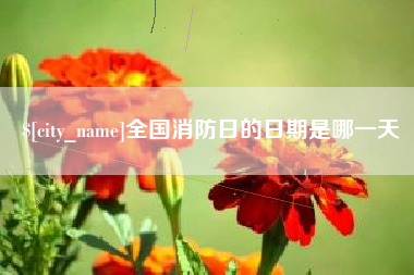 巴彦淖尔市全国消防日的日期是哪一天