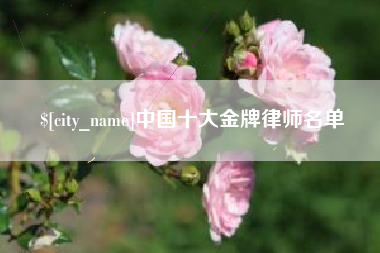 巴彦淖尔市中国十大金牌律师名单