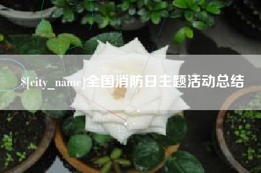 巴彦淖尔市全国消防日主题活动总结