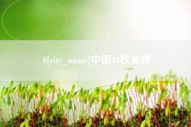 巴彦淖尔市中国18枚金牌
