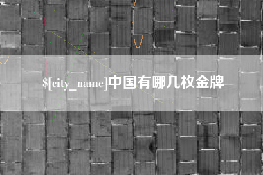 巴彦淖尔市中国有哪几枚金牌