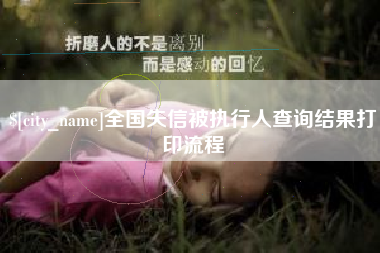 巴彦淖尔市全国失信被执行人查询结果打印流程