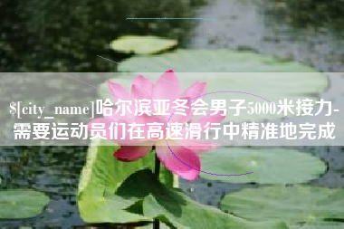 巴彦淖尔市哈尔滨亚冬会男子5000米接力-需要运动员们在高速滑行中精准地完成