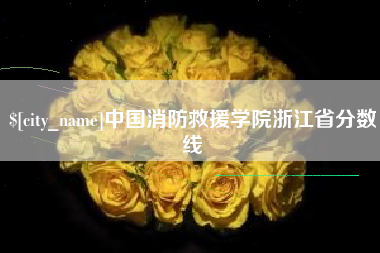 巴彦淖尔市中国消防救援学院浙江省分数线