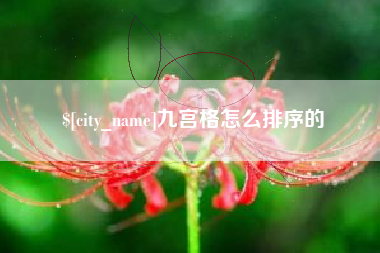 巴彦淖尔市九宫格怎么排序的