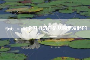巴彦淖尔市全国消防日是从哪年发起的