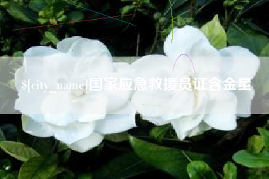 巴彦淖尔市国家应急救援员证含金量