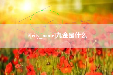 巴彦淖尔市九金是什么