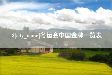 巴彦淖尔市冬运会中国金牌一览表