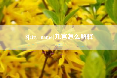 巴彦淖尔市九宫怎么解释