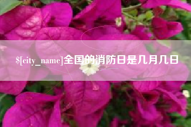 巴彦淖尔市全国的消防日是几月几日