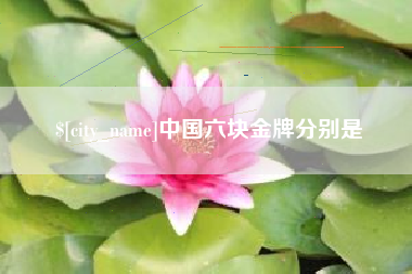 巴彦淖尔市中国六块金牌分别是
