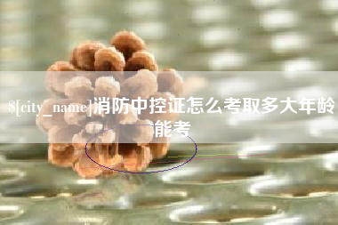 巴彦淖尔市消防中控证怎么考取多大年龄能考